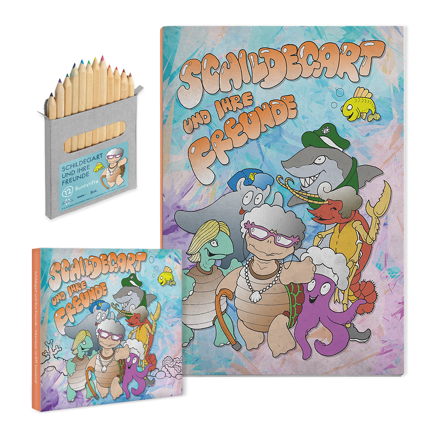 Schildegart Kinder Hörbuch und Malbuch